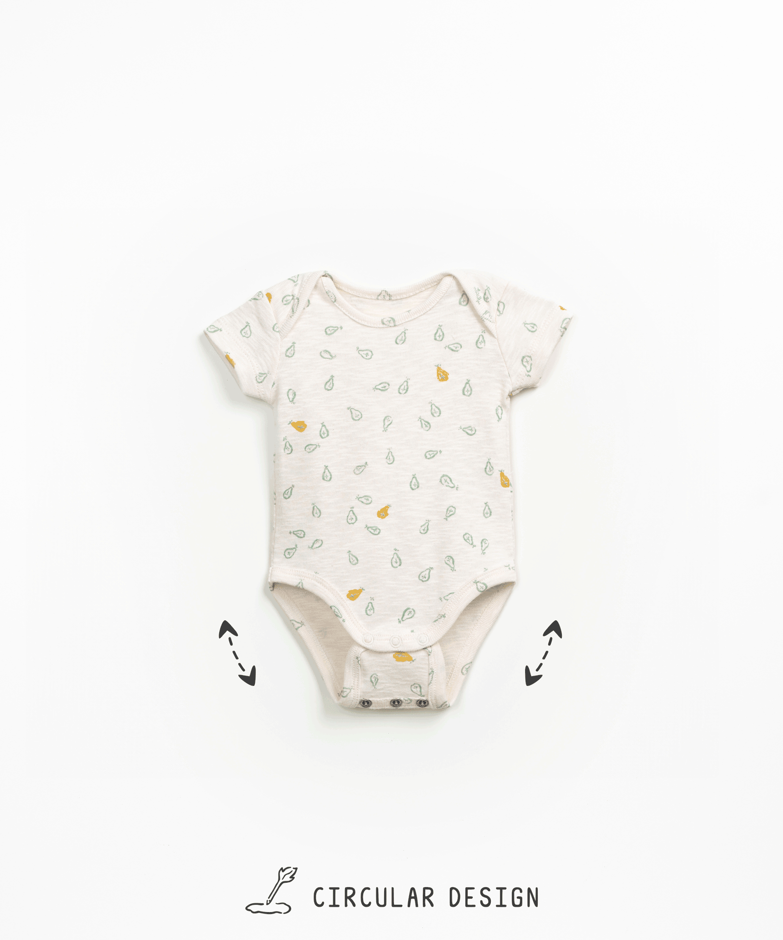Bodysuit with pear print