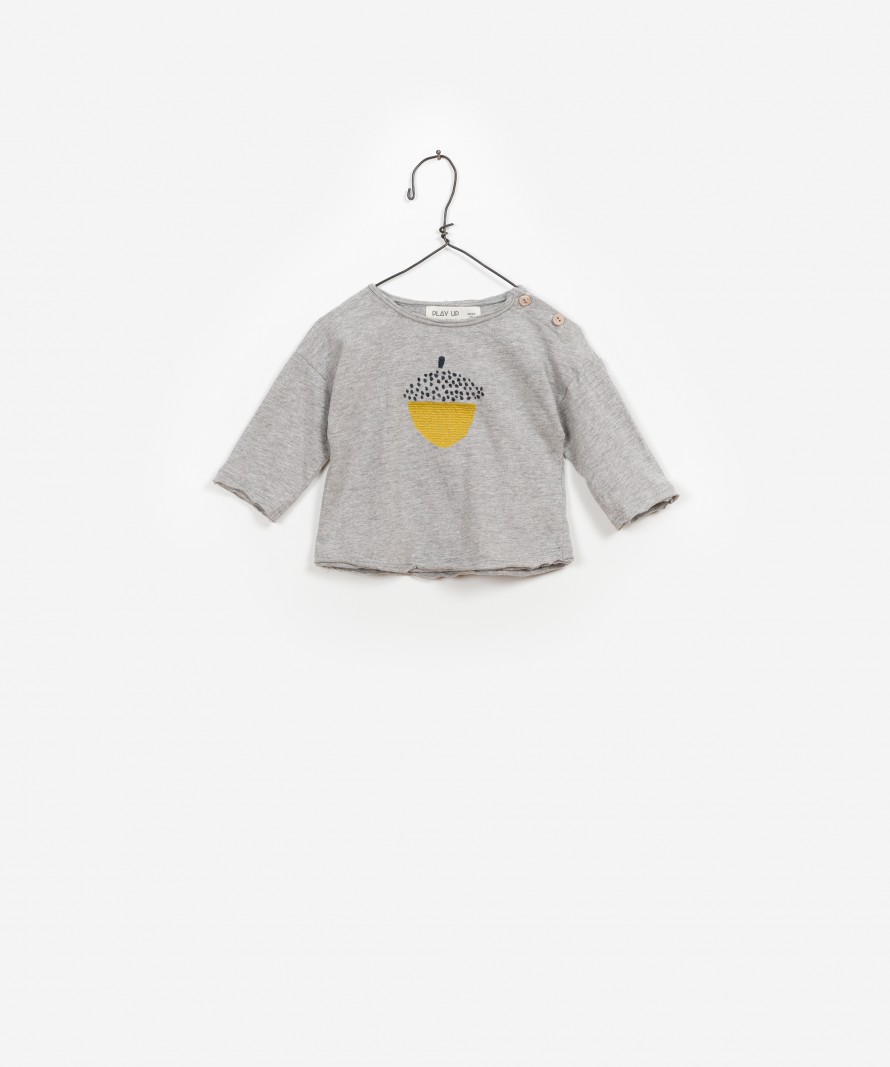 T-shirt Jersey Flam� Manga Comprida