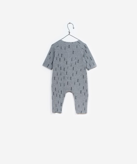 Printed Interlock Jumpsuit