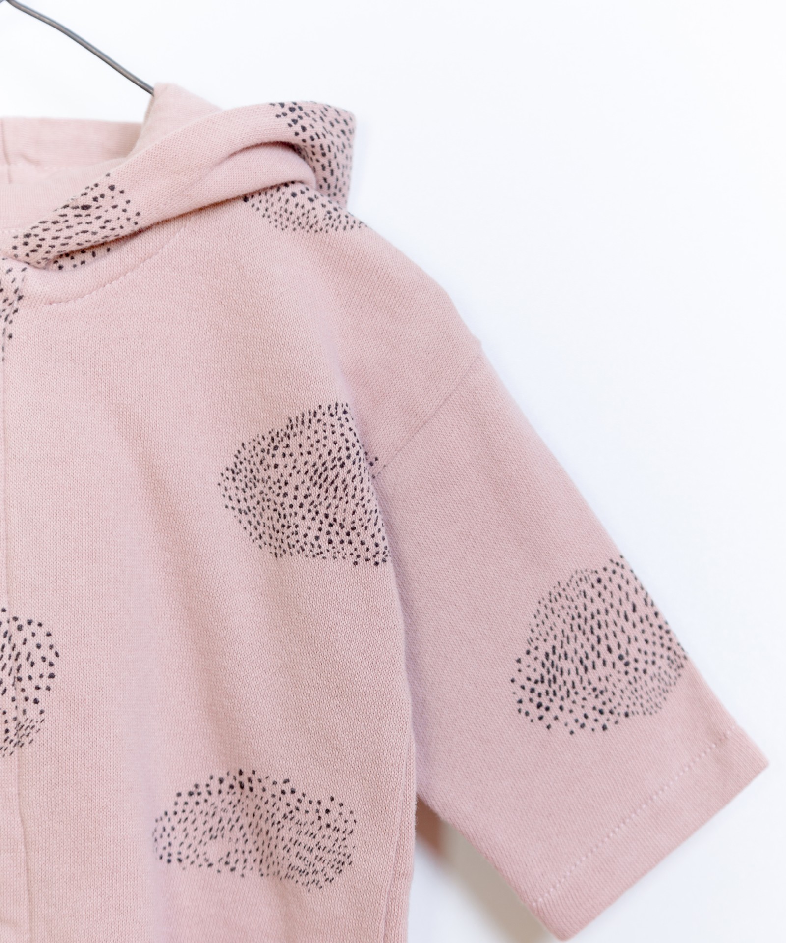 Printed Fleece Zip Jacket