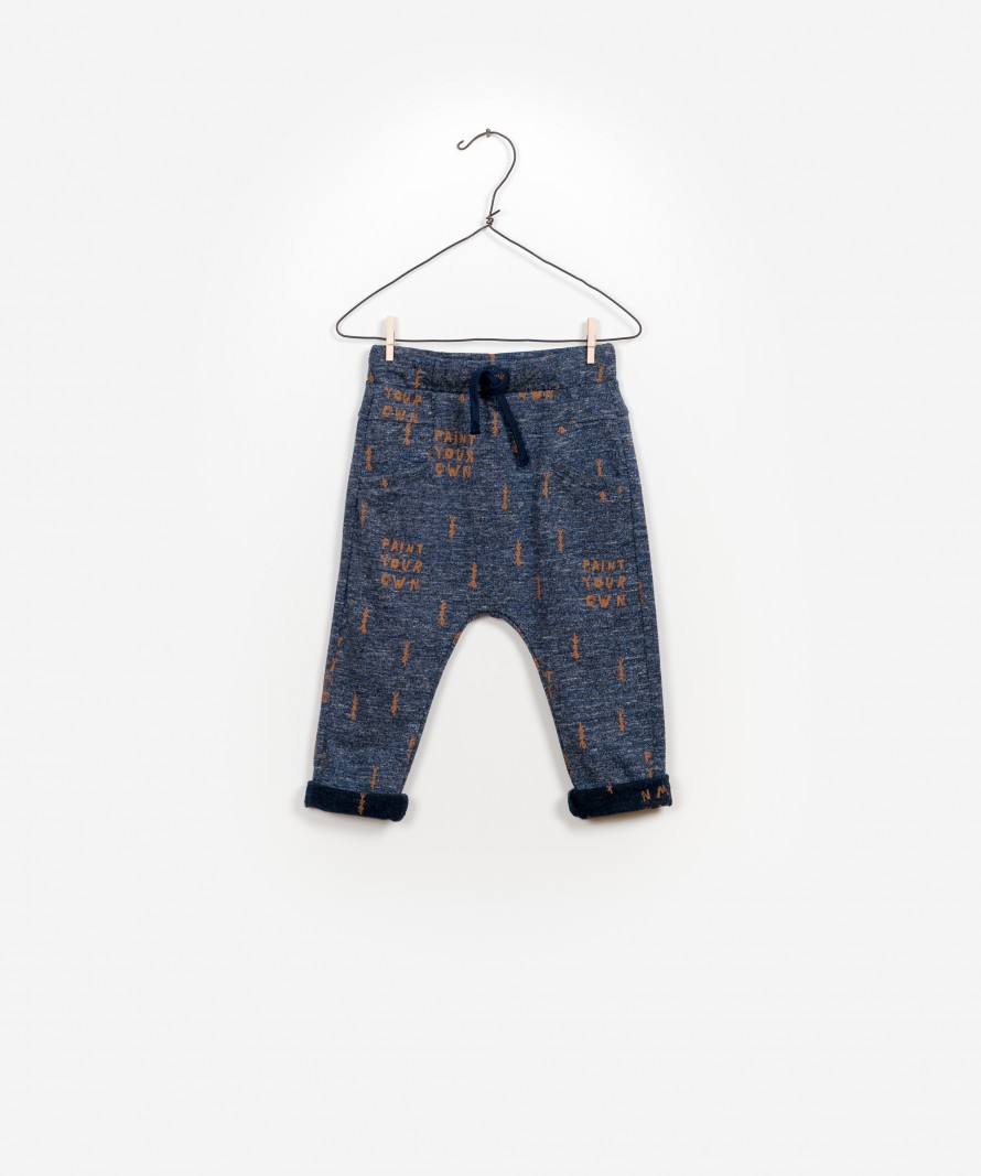 Cal�a Felpa Estampada