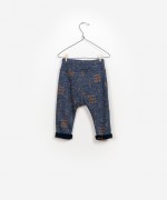 Cal�a Felpa Estampada