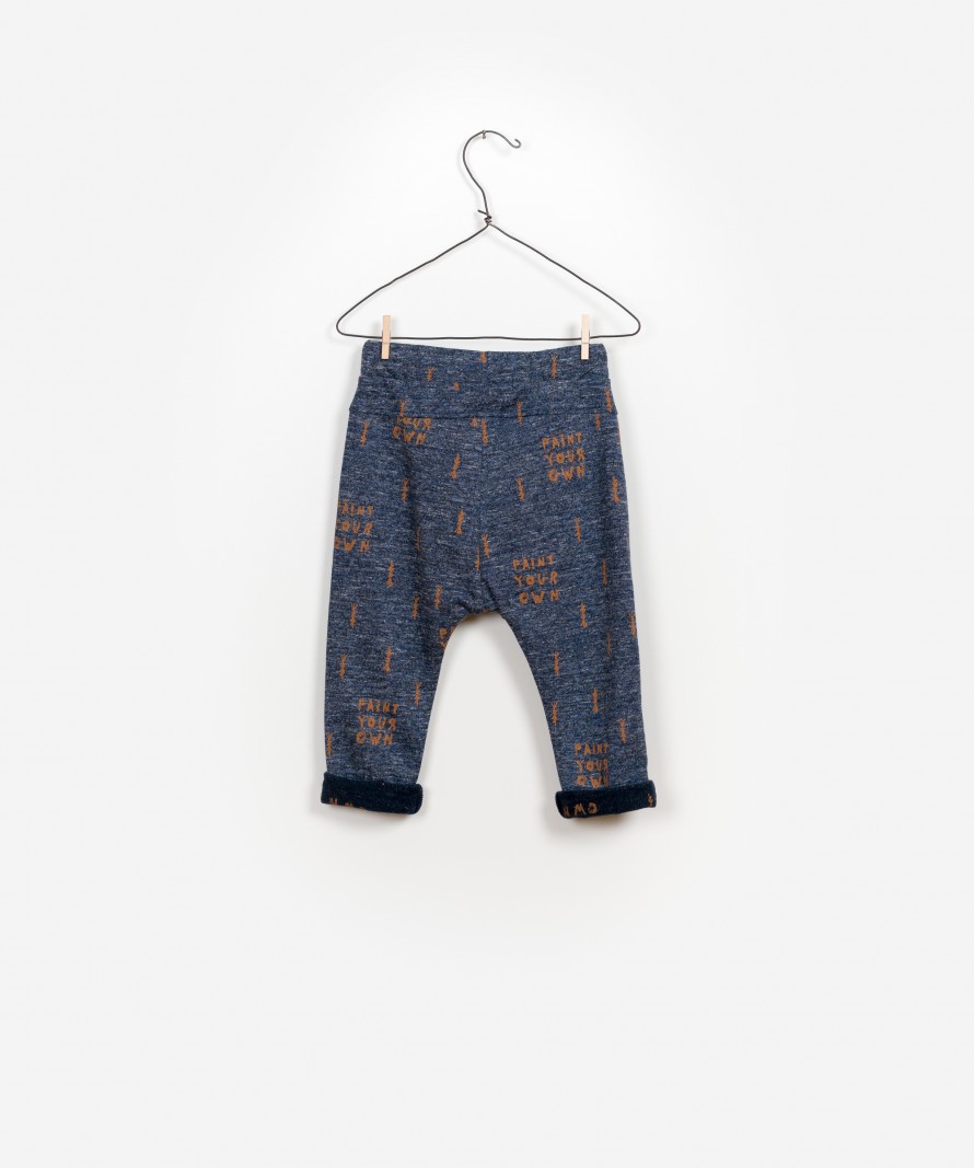 Cal�a Felpa Estampada