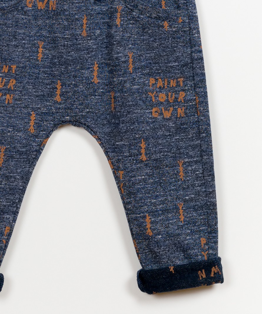 Cal�a Felpa Estampada