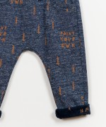 Cal�a Felpa Estampada