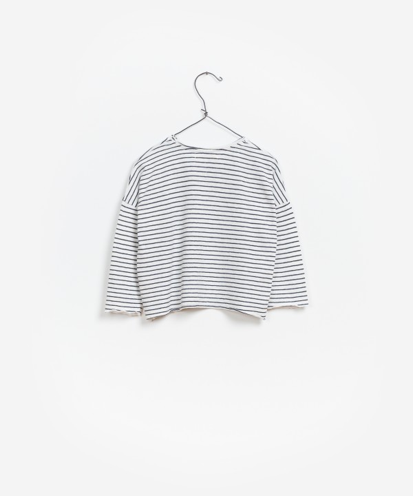 Playera Jersey Manga Larga Rayas