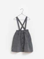 Woven Dungaree Skirt