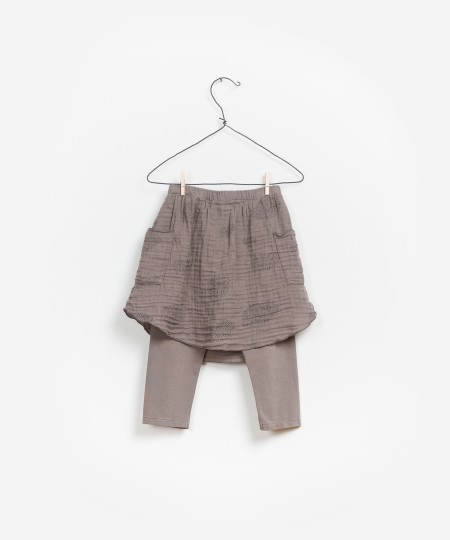 Falda Legging Tejidos Mixtos