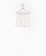 Organic cotton embroidered blouse