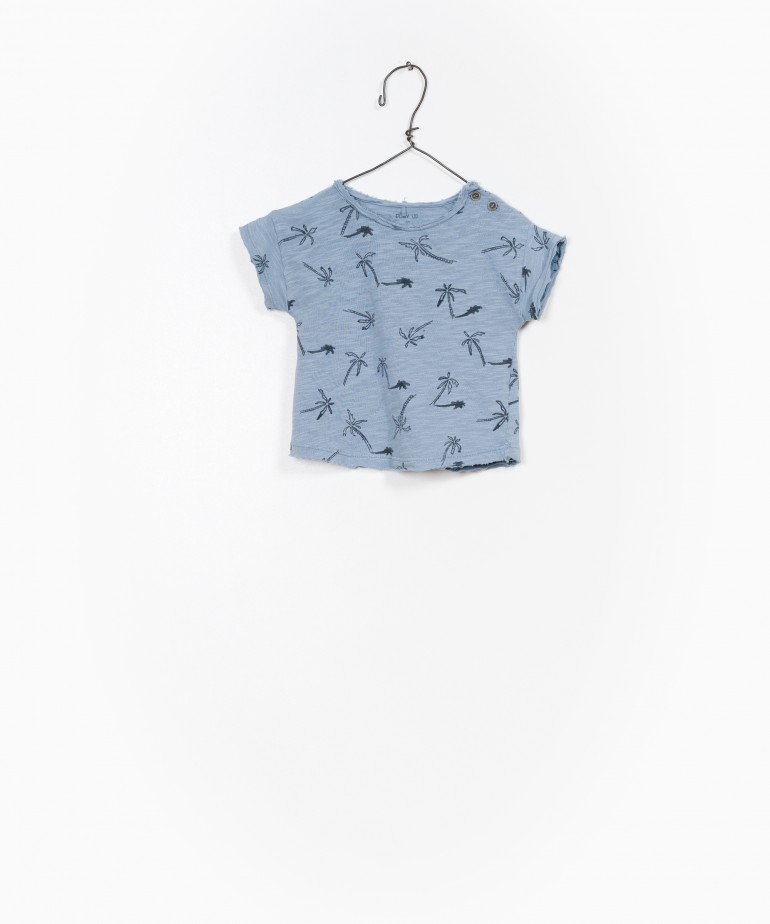 T-shirt Jersey Flam Imprim