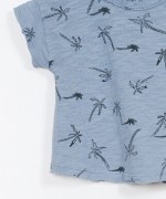 T-shirt Jersey Flam Imprim