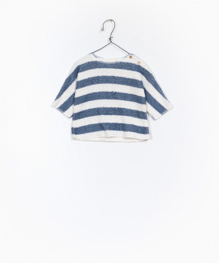 Sudadera Felpa con Rayas