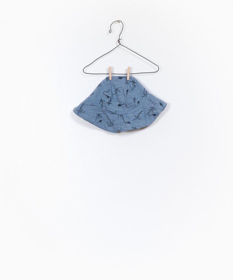 Sombrero en Jersey Estampado