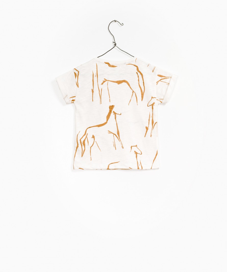 Printed Flam� Jersey T-shirt