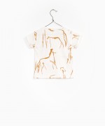 Printed Flam� Jersey T-shirt