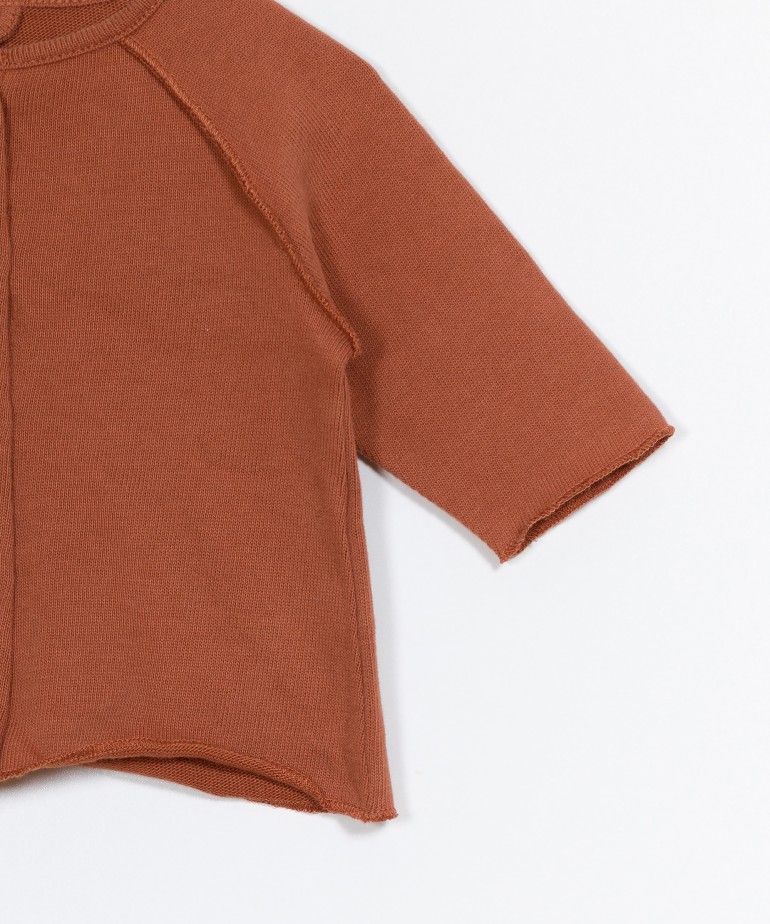 Casaco de malha botes 