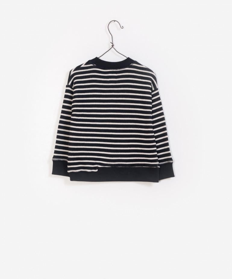 Sweatshirt Dupla Face Riscas