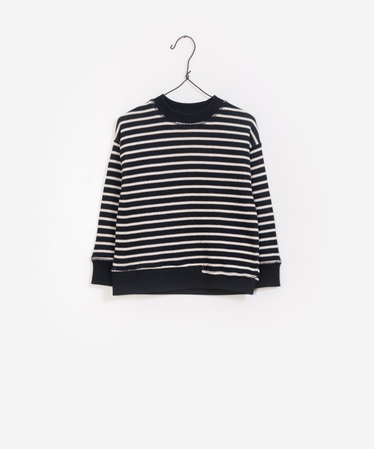 Sweatshirt Dupla Face Riscas