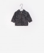 Casaco Felpa Estampado Capuz