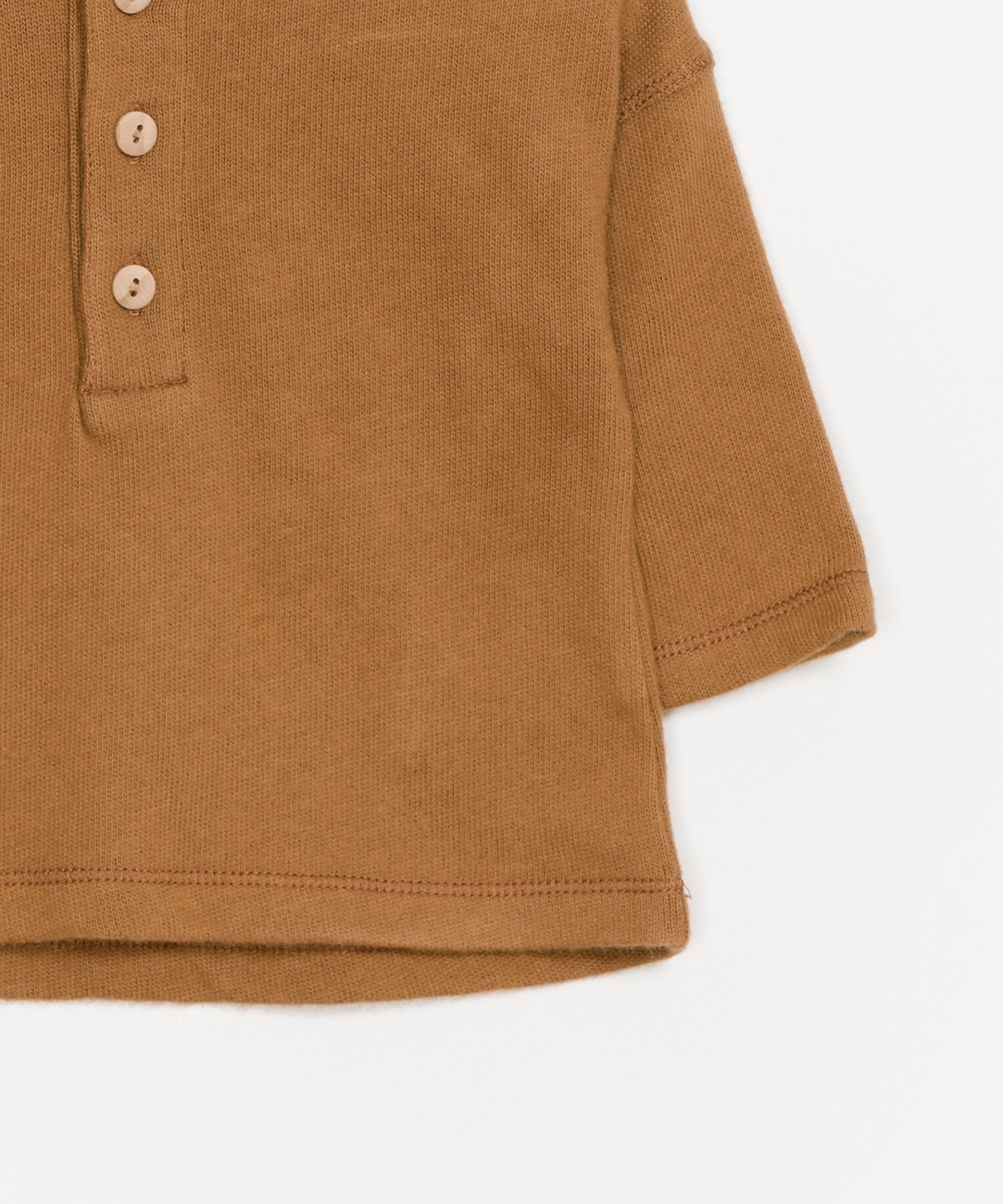 Jersey liso de manga larga