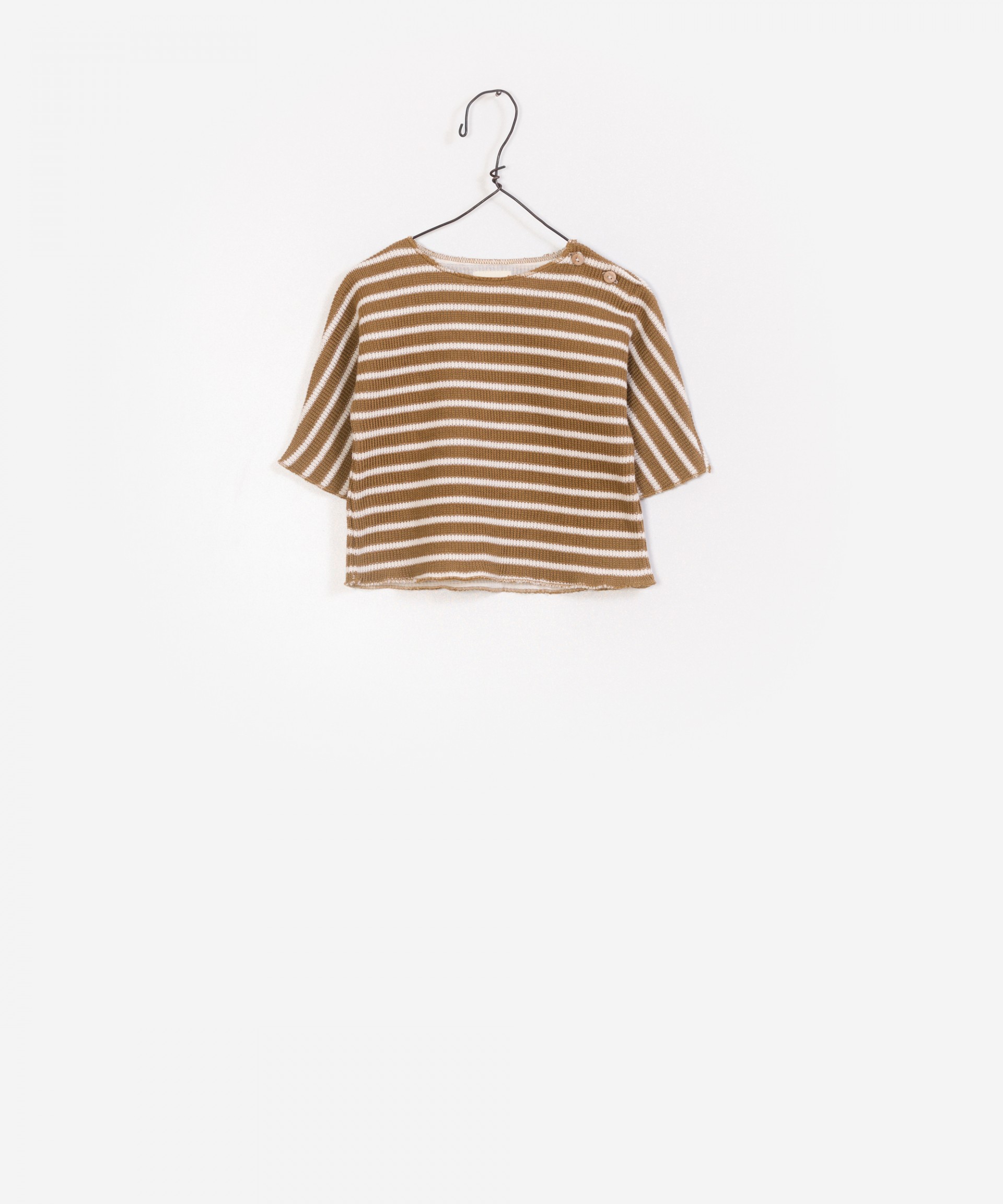 Striped Double Face Sweater