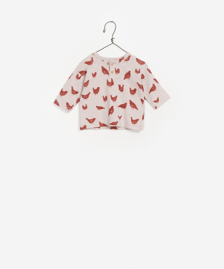 T-shirt  manches longues imprim