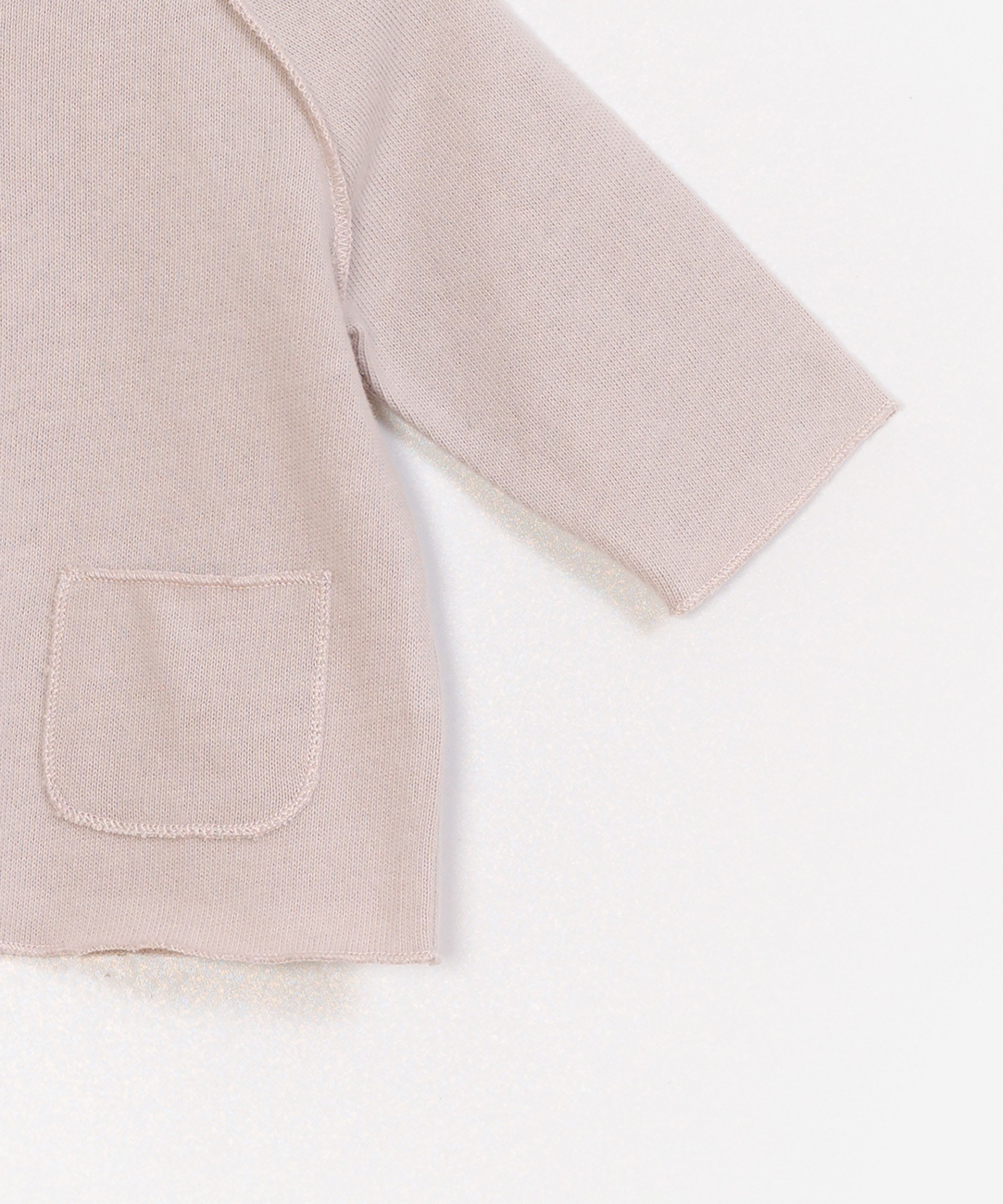 Casaco de malha beb� em algod�o org�nico