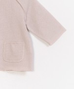 Casaco de malha beb� em algod�o org�nico