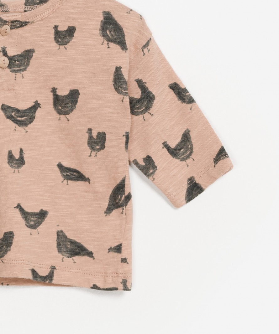 Playera Jersey Flam� Estampada