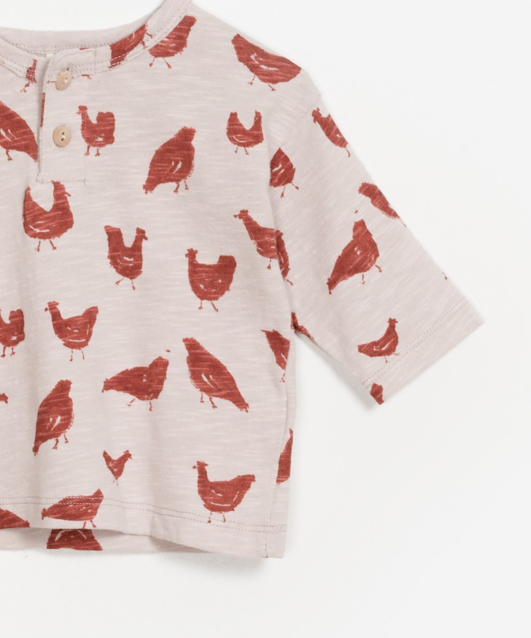 T-shirt  manches longues imprim