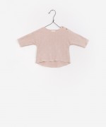 Camisola com relevo algod�o org�nico