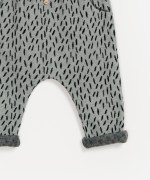 Cal�as jacquard estampado allover