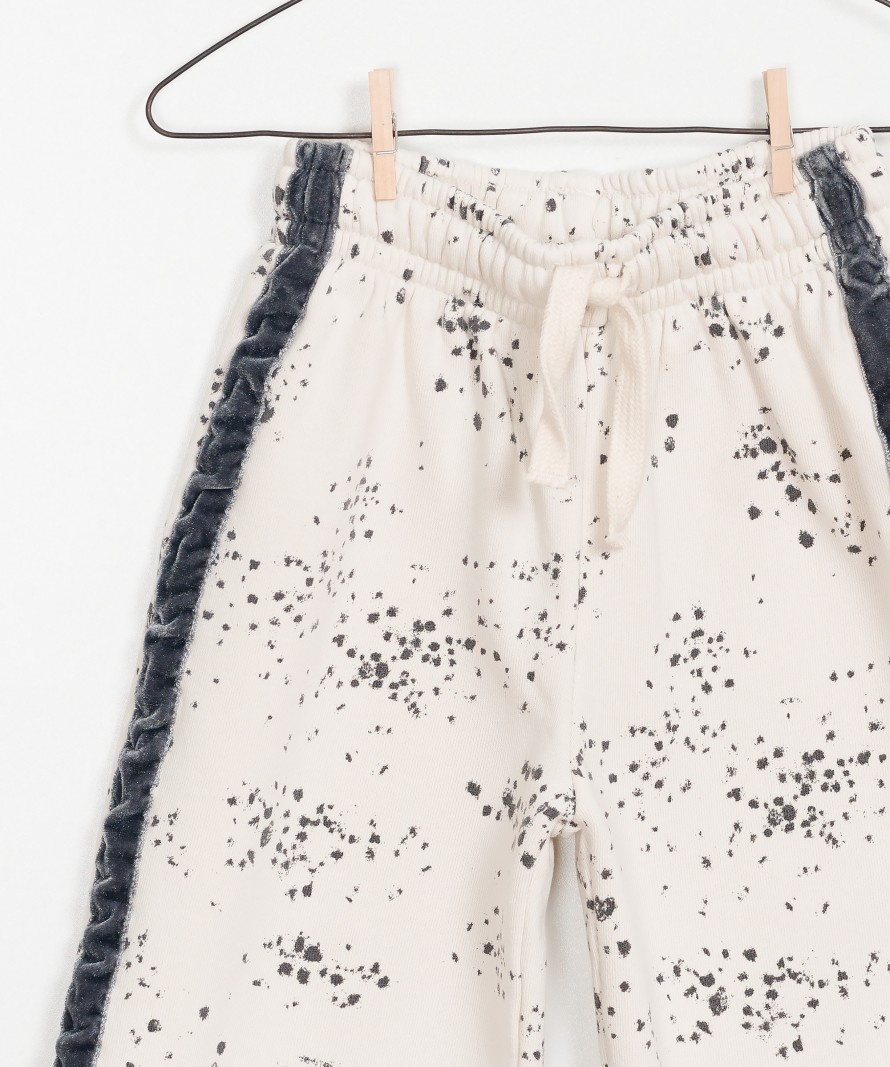 Cal�a Felpa Estampada