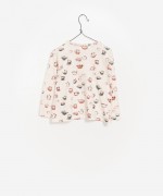 T-shirt Jersey Flam� Estampada