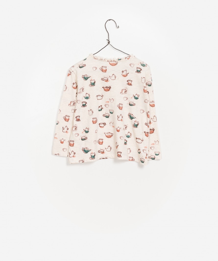 T-shirt Jersey Flam� Estampada