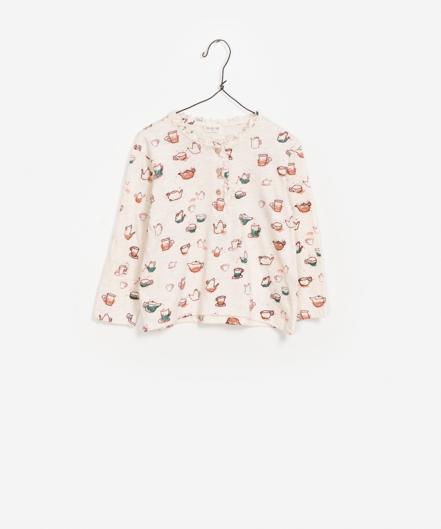 T-shirt Jersey Flam� Estampada