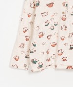 T-shirt Jersey Flam� Estampada