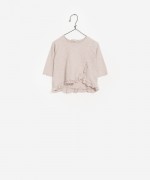 Ruffled Organic Cotton Sweater