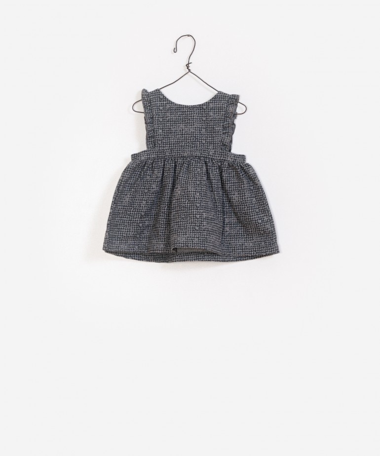 Printed Woven Dungaree Skirt