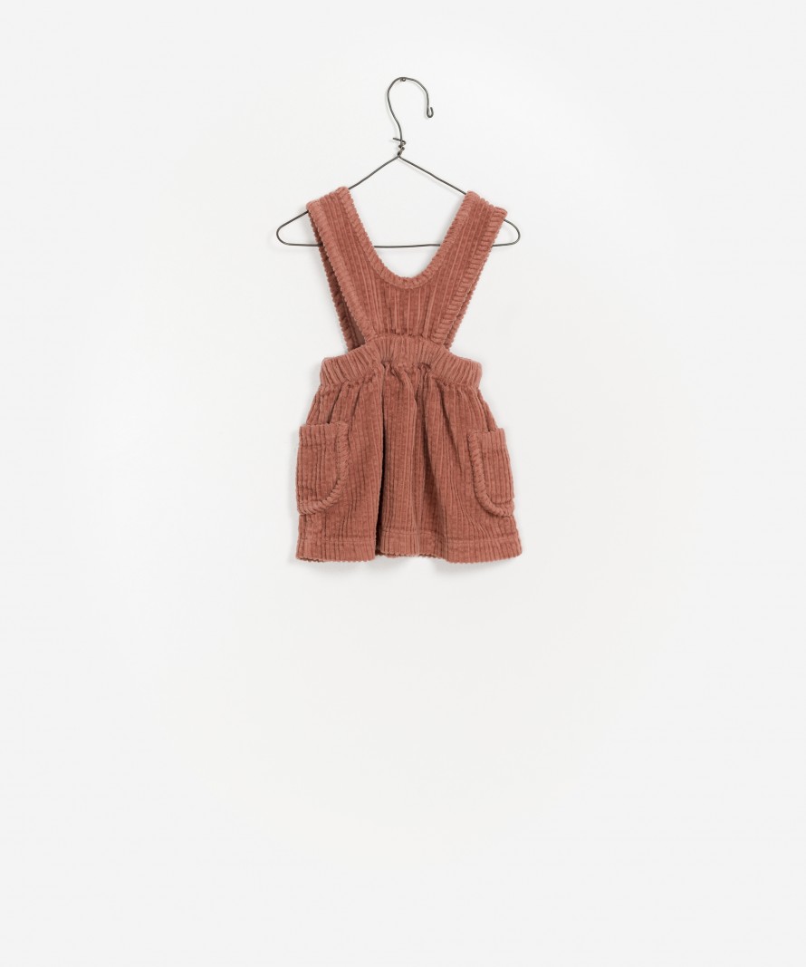 Corduroy Dungaree Skirt