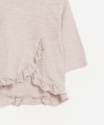 Ruffled Organic Cotton Sweater