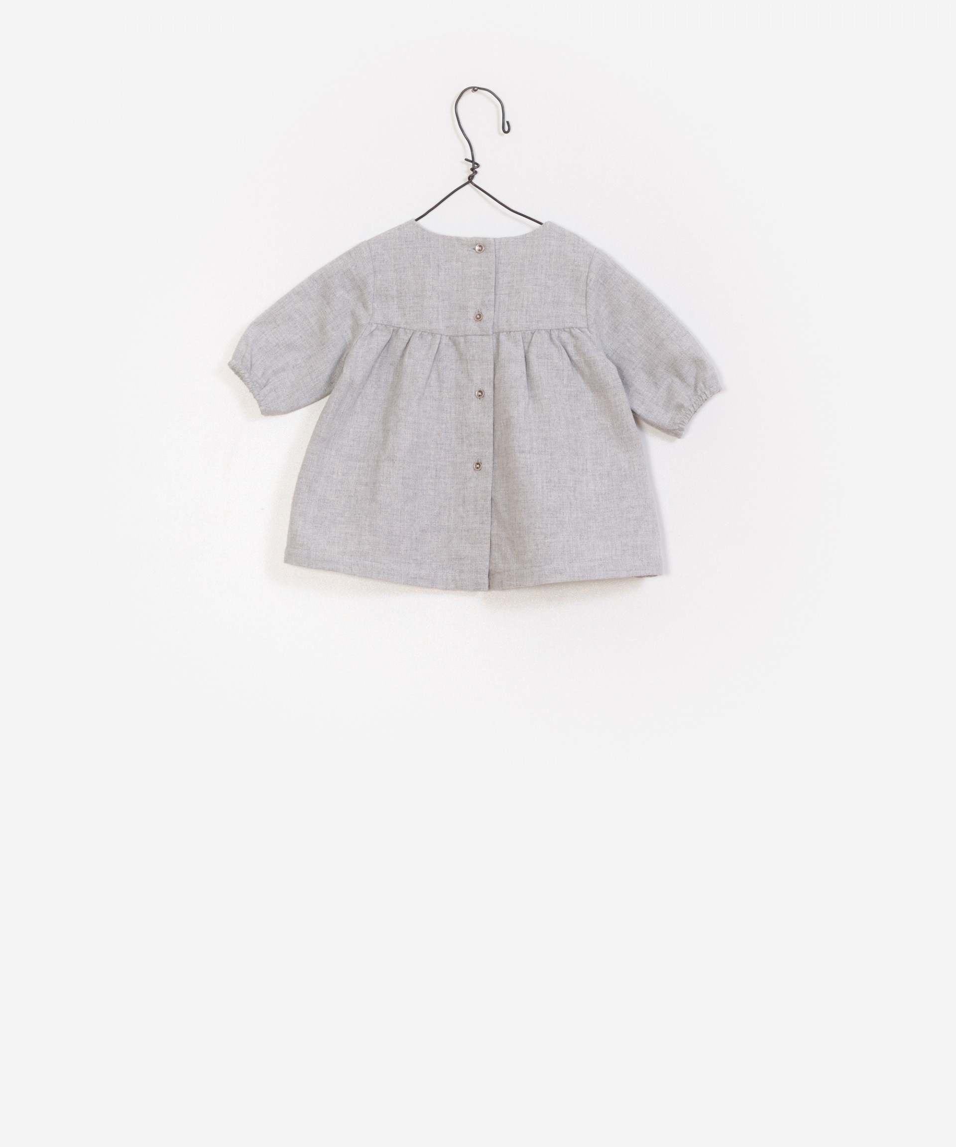 Tunic with recycled materials