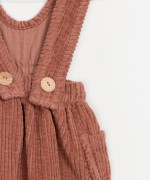 Corduroy Dungaree Skirt