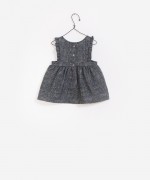 Printed Woven Dungaree Skirt