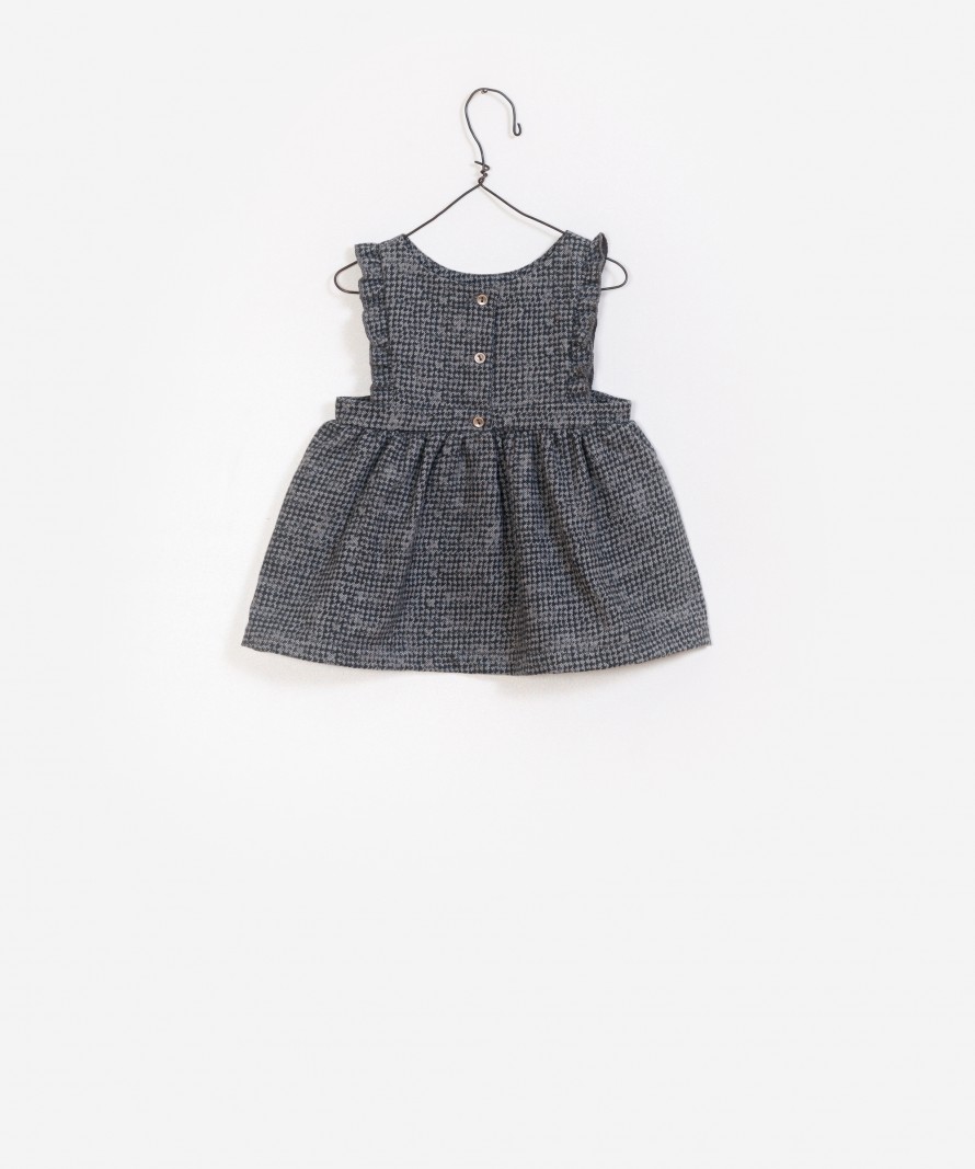 Printed Woven Dungaree Skirt