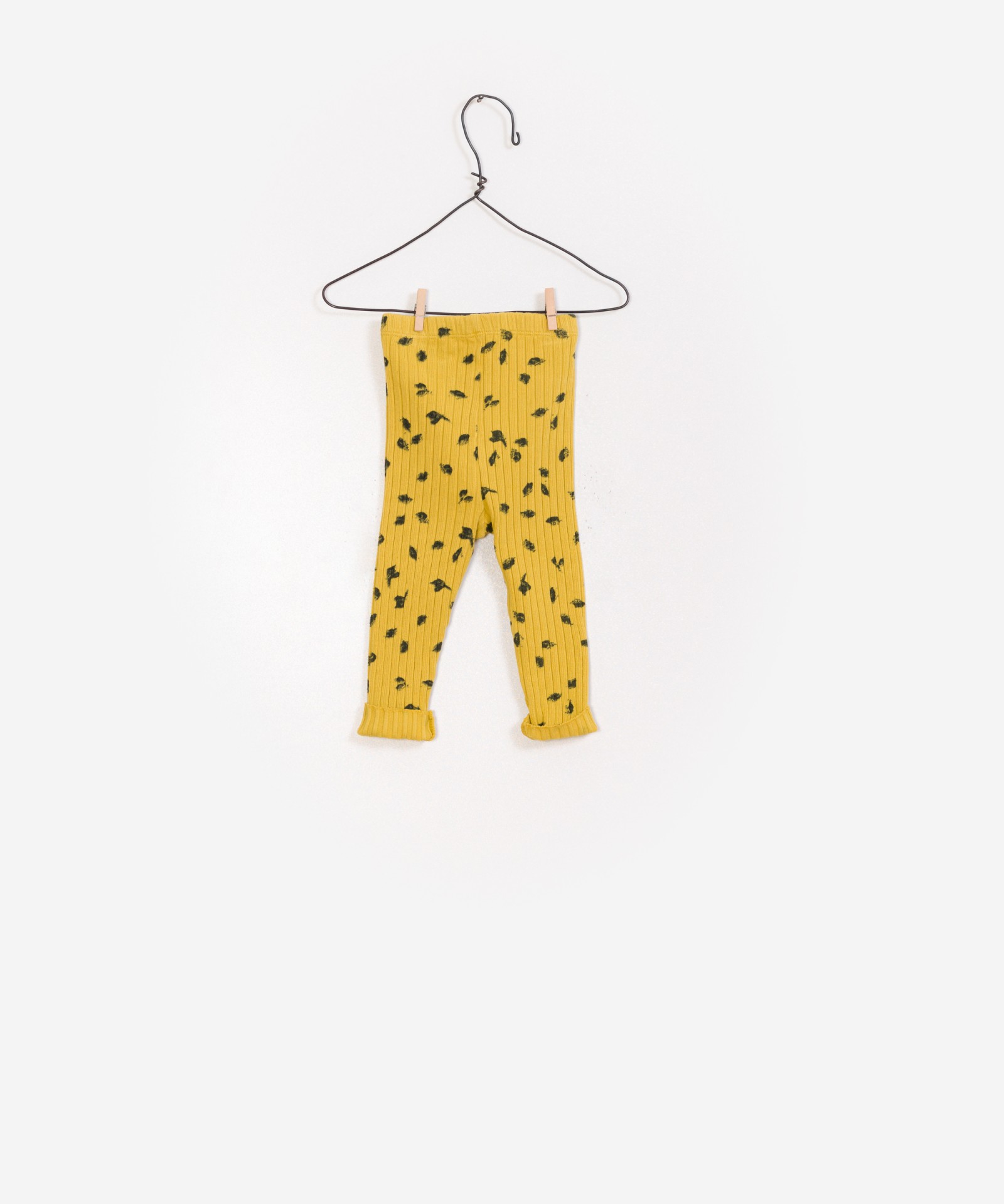 Printed Ribbed Rib Legging