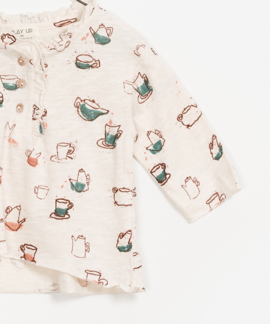 Playera Jersey Flam� Estampada