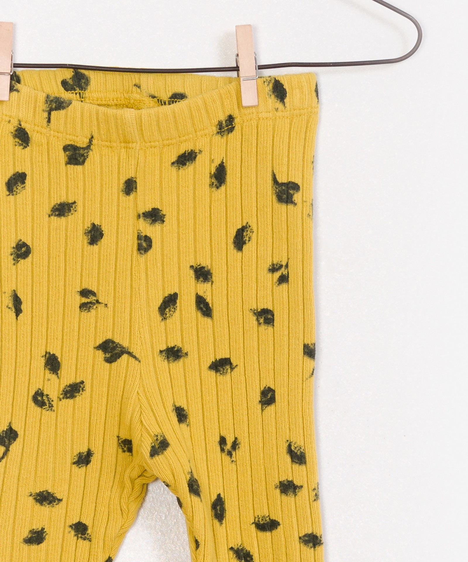 Printed Ribbed Rib Legging