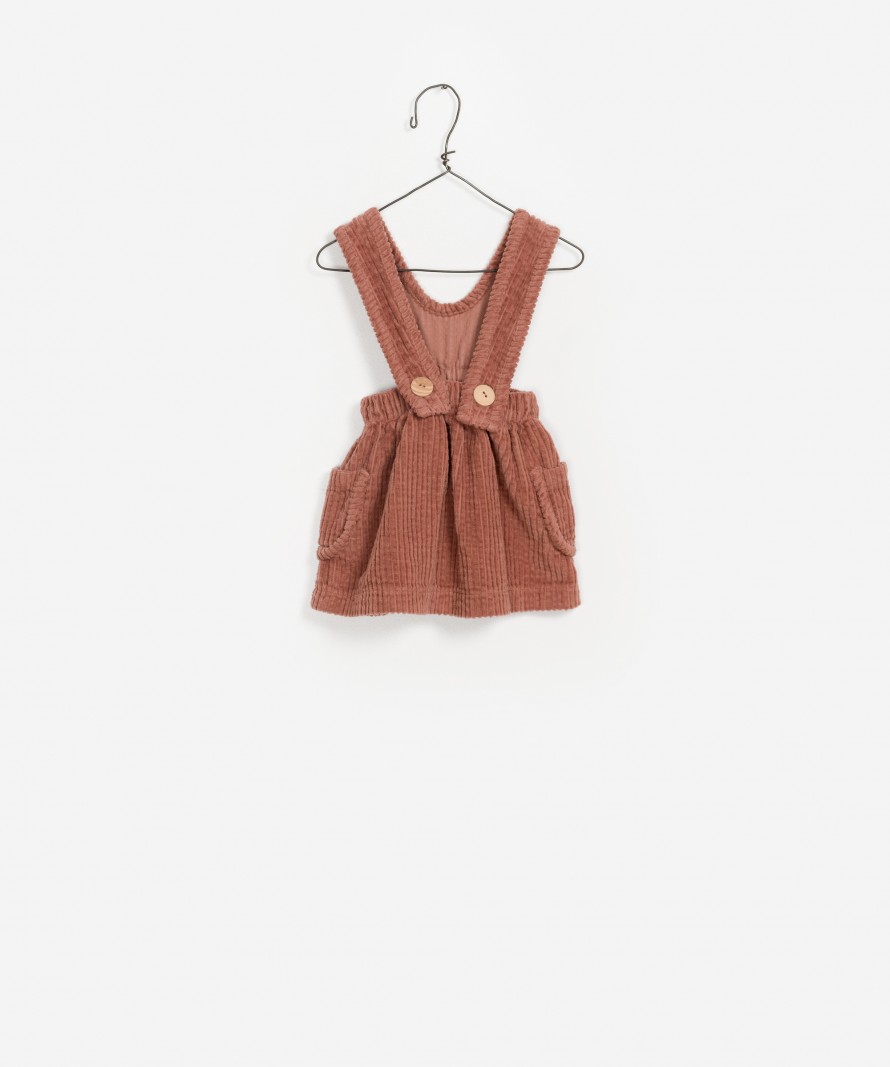 Corduroy Dungaree Skirt