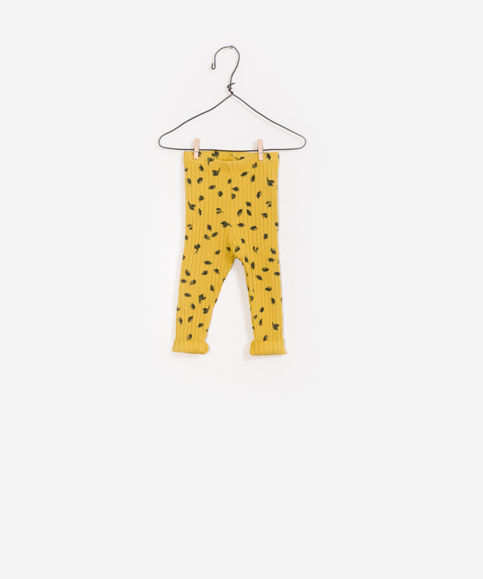 Printed Ribbed Rib Legging